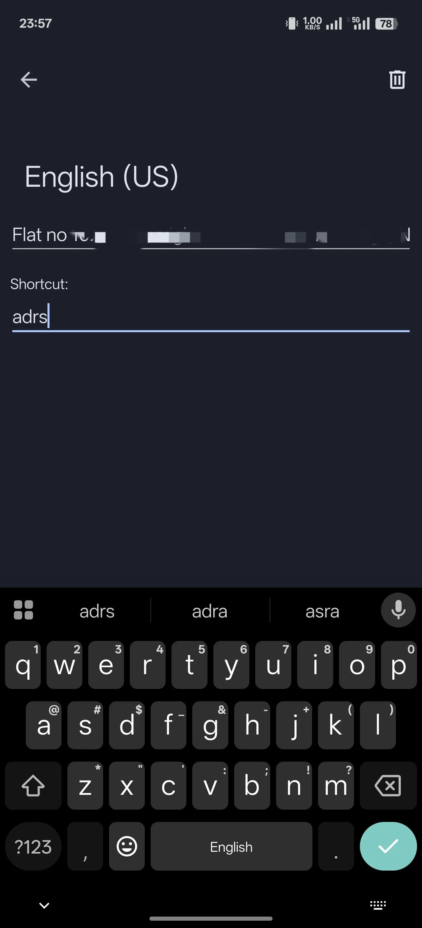 Thiết lập phím tắt văn bản trong Gboard giúp gõ nhanh các cụm từ thường dùng.
