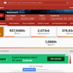 Thống kê số liệu người sáng tạo trên Social Blade
