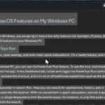 Tiện ích PowerToys Peek hiển thị cửa sổ xem trước tài liệu văn bản trên Windows 11
