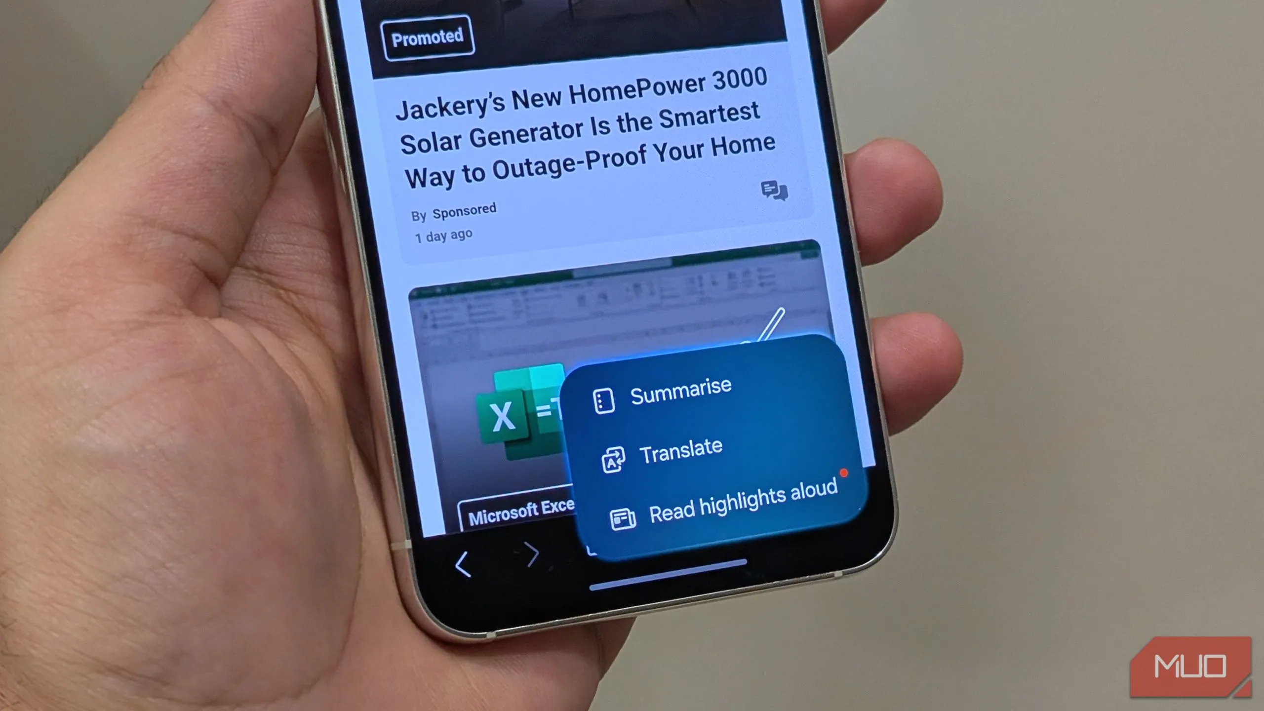 Tính năng Browsing Assist hỗ trợ tóm tắt và dịch trang web trên trình duyệt Samsung Internet