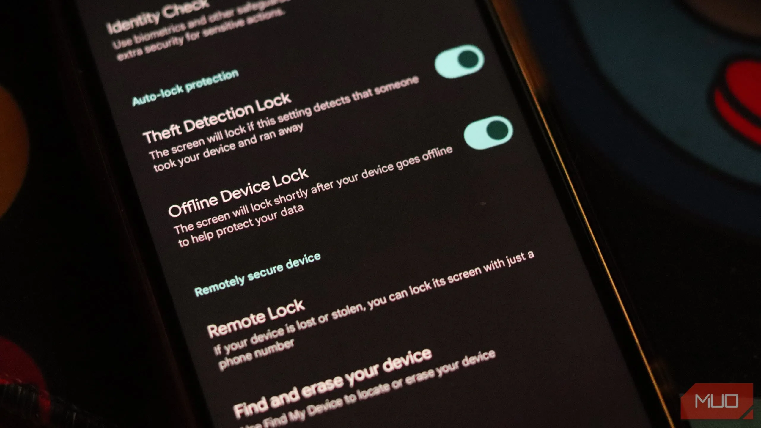 Tính năng chống trộm nâng cao trong cài đặt Android
