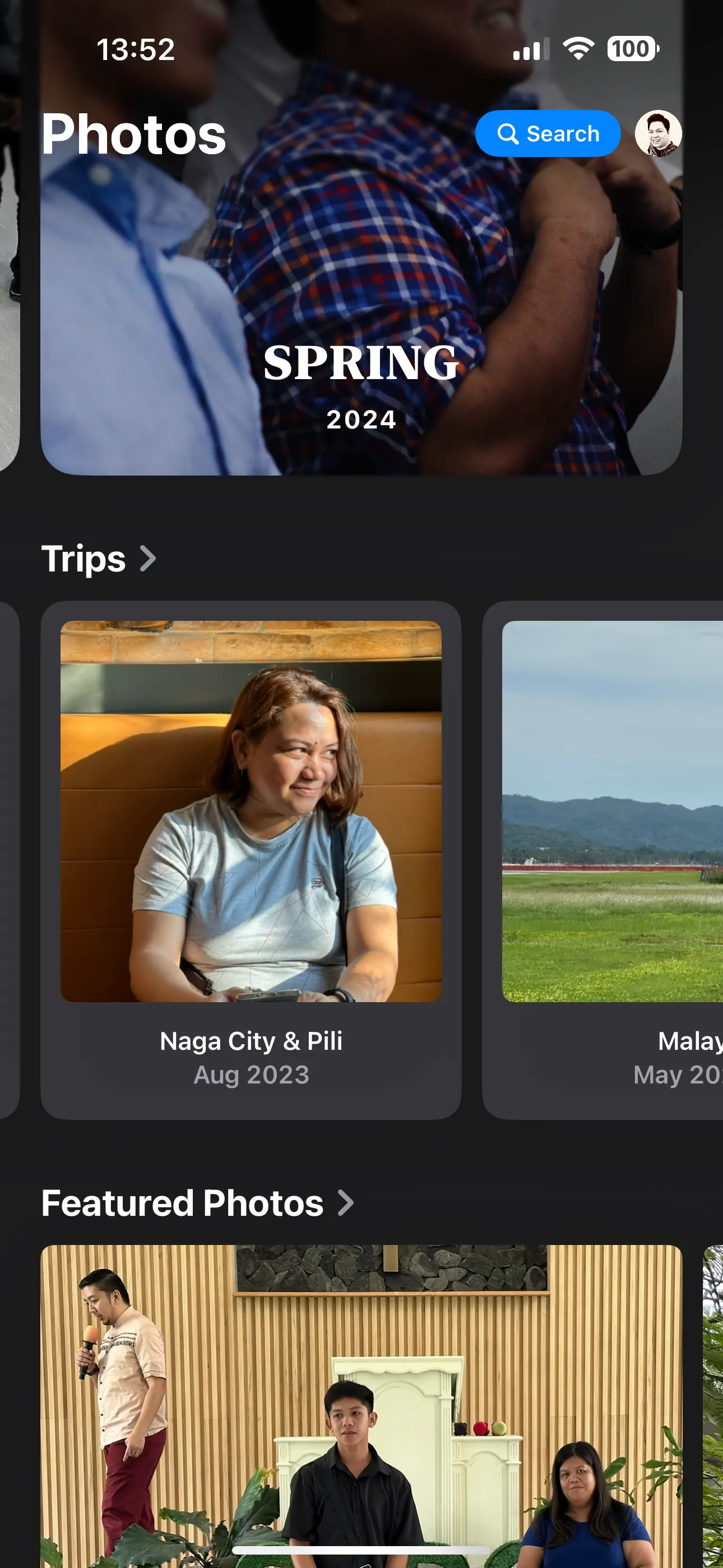 Tính năng Chuyến đi trên Apple Photos