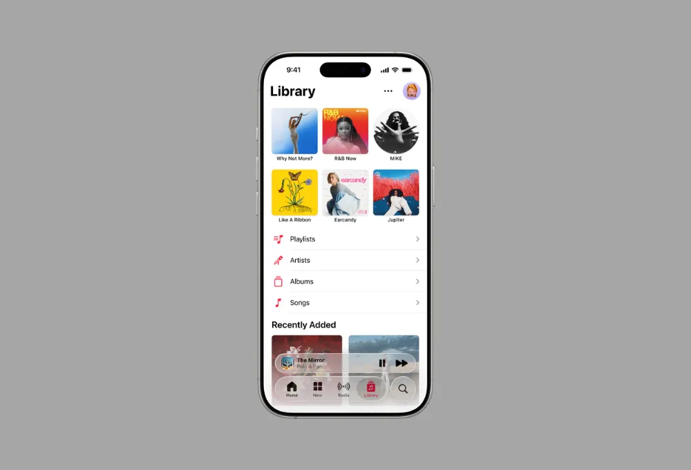 Tính năng ghim album, playlist yêu thích (Music Pins) trên thư viện Apple Music