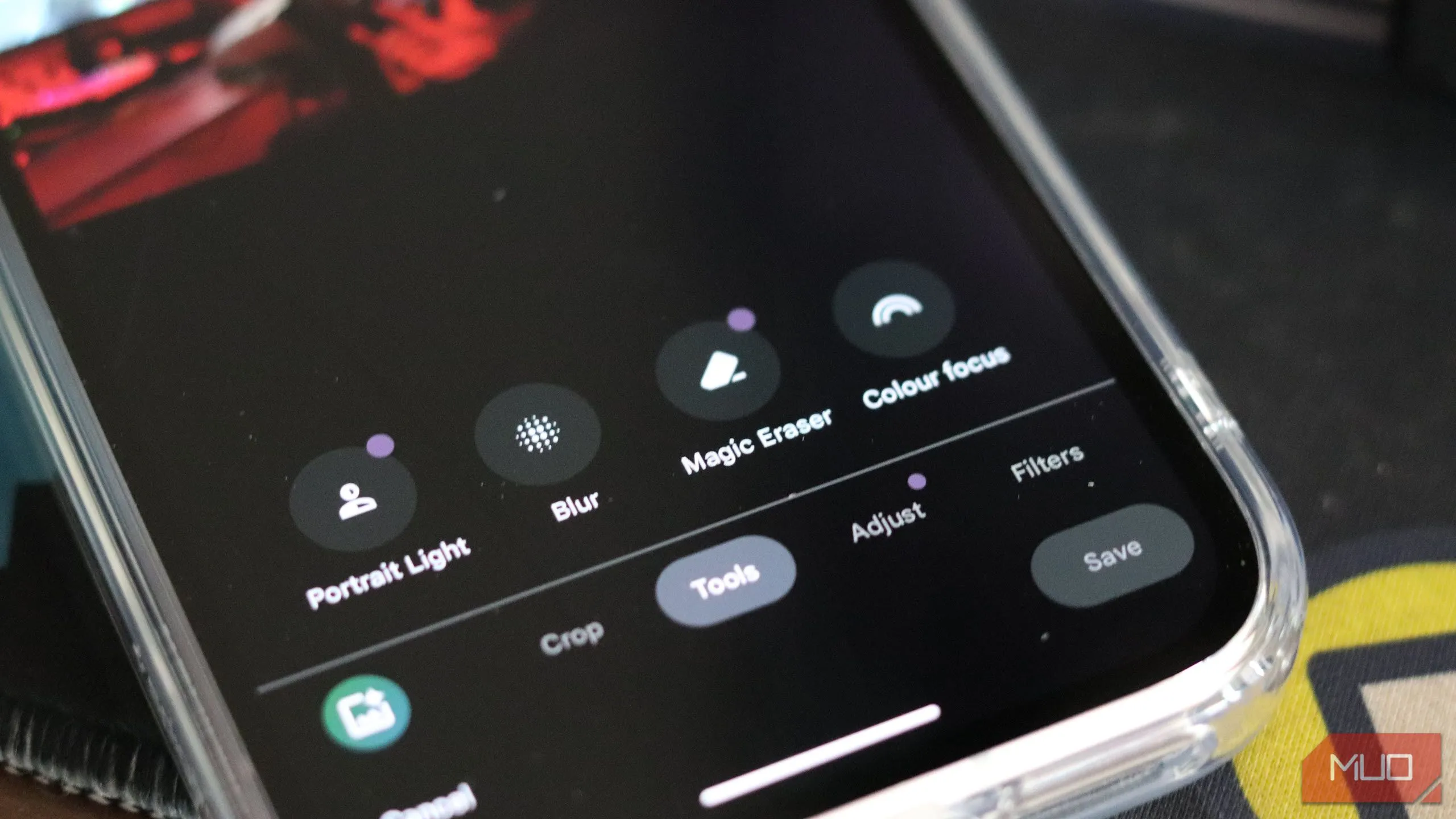 Tính năng Magic Eraser trên Pixel 9a