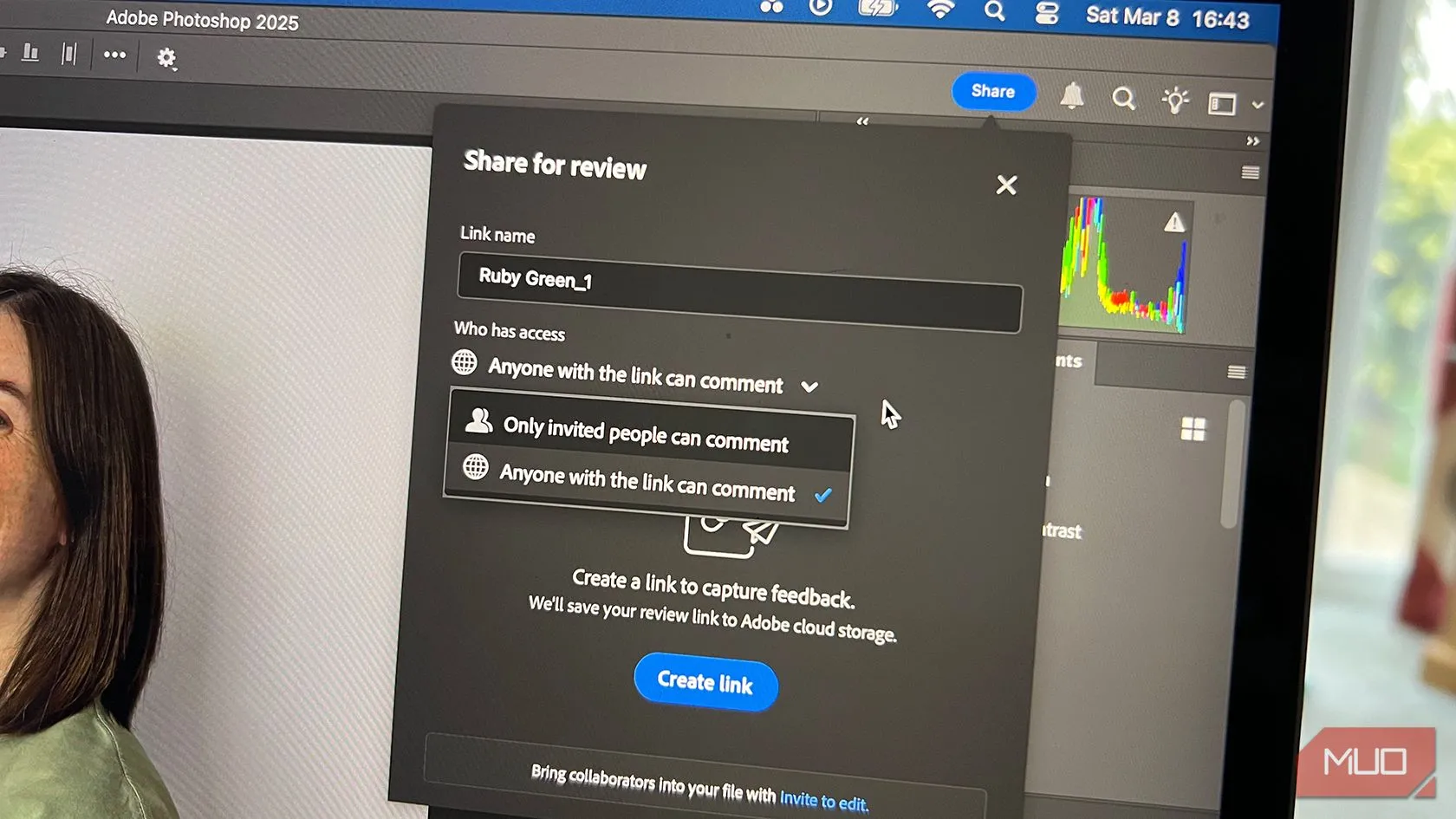 Tính năng Share for Review (Chia sẻ để xem xét) trong Photoshop