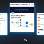 Trang bắt đầu Dropbox Dash hiển thị các bảng điều khiển