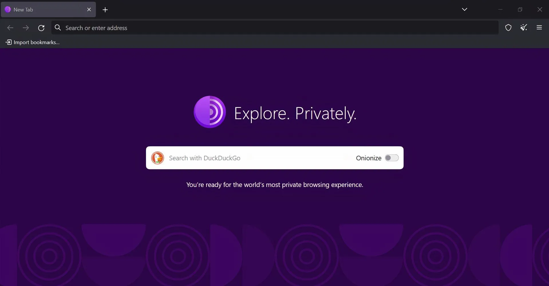 Trình duyệt Tor Browser biểu tượng để truy cập Dark Web