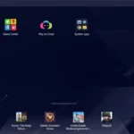 Trình giả lập BlueStacks chạy ứng dụng Android trên máy tính Windows, minh họa khả năng tương thích ứng dụng trên màn hình lớn.