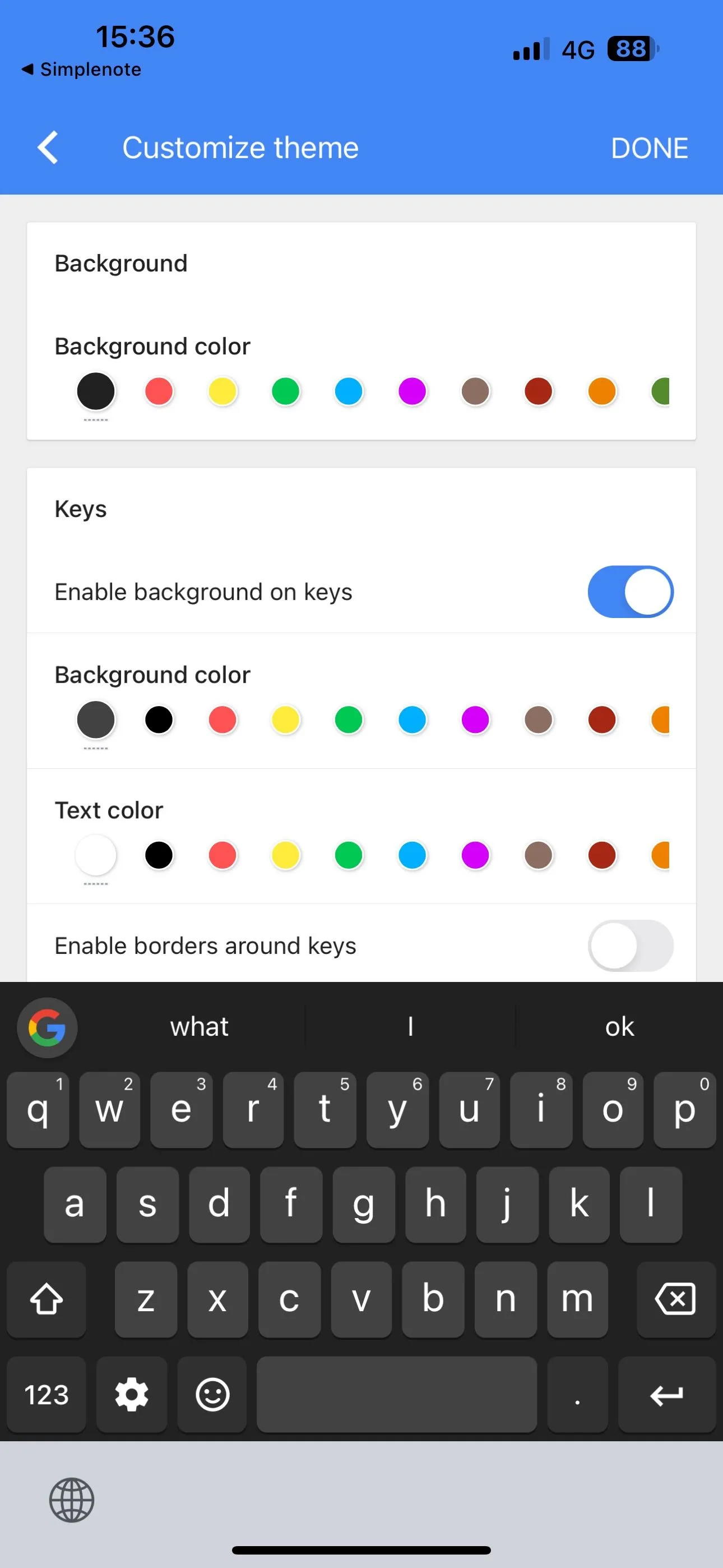 Tùy chỉnh một chủ đề trong cài đặt Gboard, cho phép cá nhân hóa giao diện bàn phím.