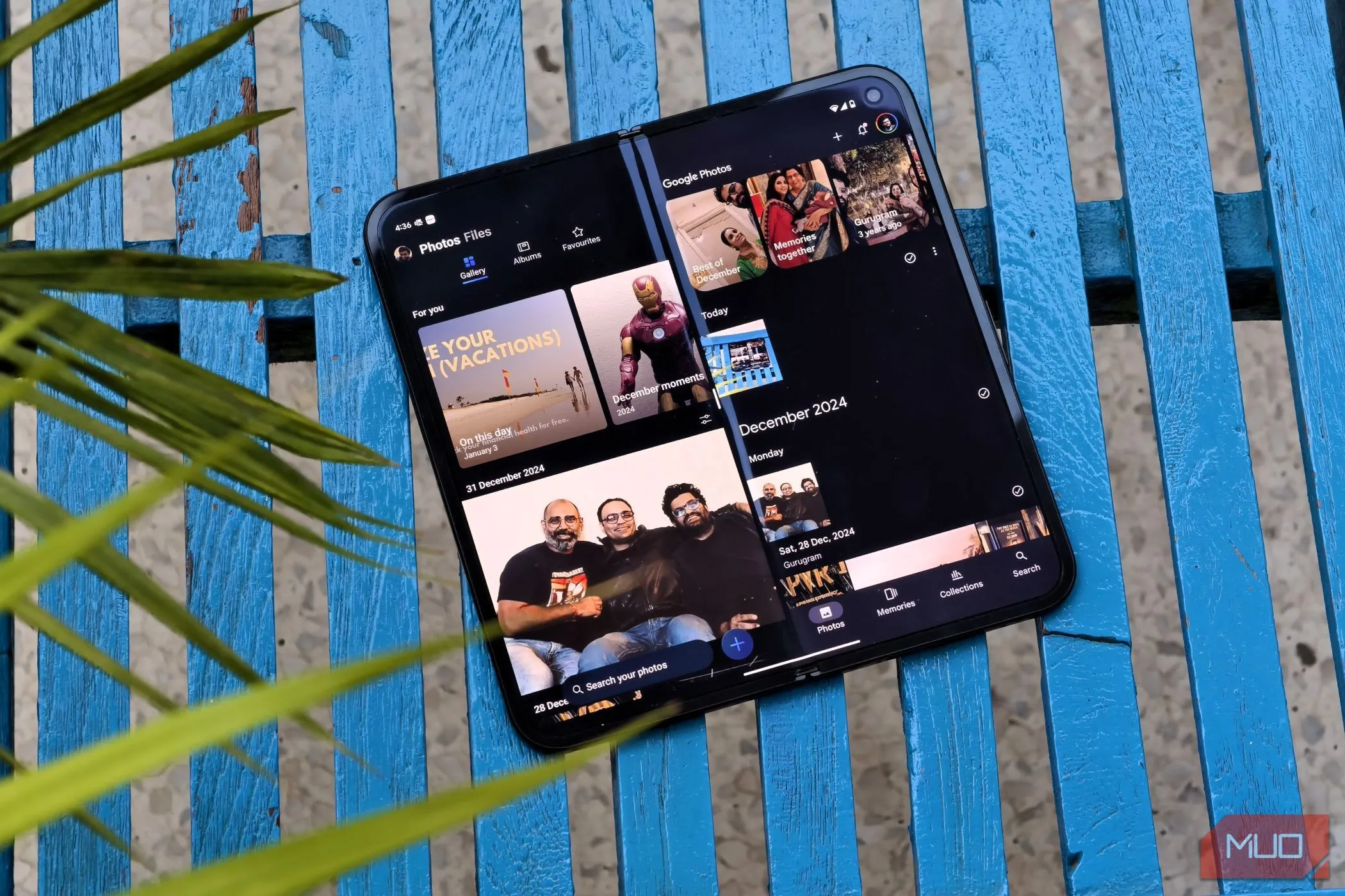 Ứng dụng Google Photos và Microsoft OneDrive trên Google Pixel 9 Pro Fold