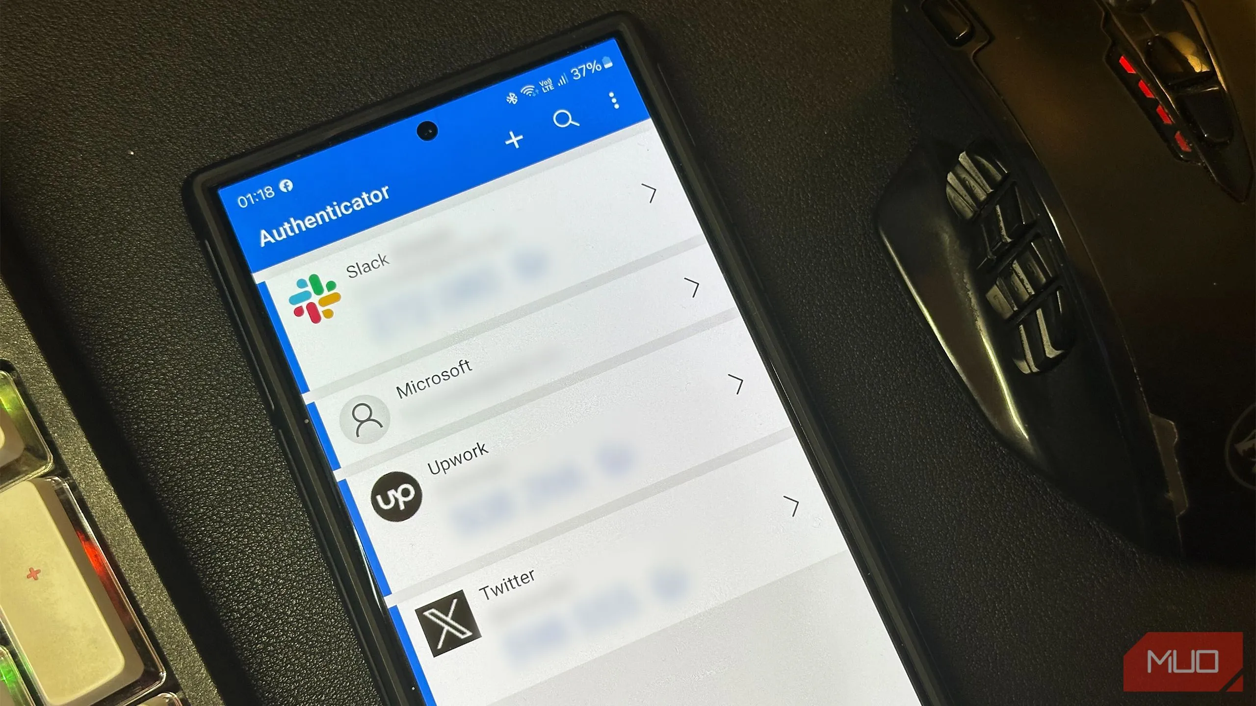 Ứng dụng Microsoft Authenticator trên Samsung Galaxy S24 Ultra hỗ trợ xác minh 2 yếu tố khi đổi mật khẩu tài khoản