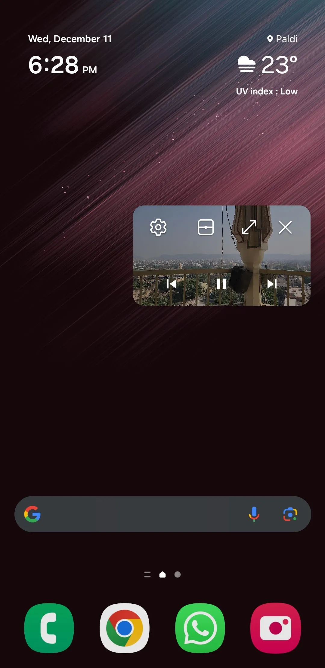 Video đang phát ở chế độ Ảnh trong ảnh (PiP) trên thiết bị Android
