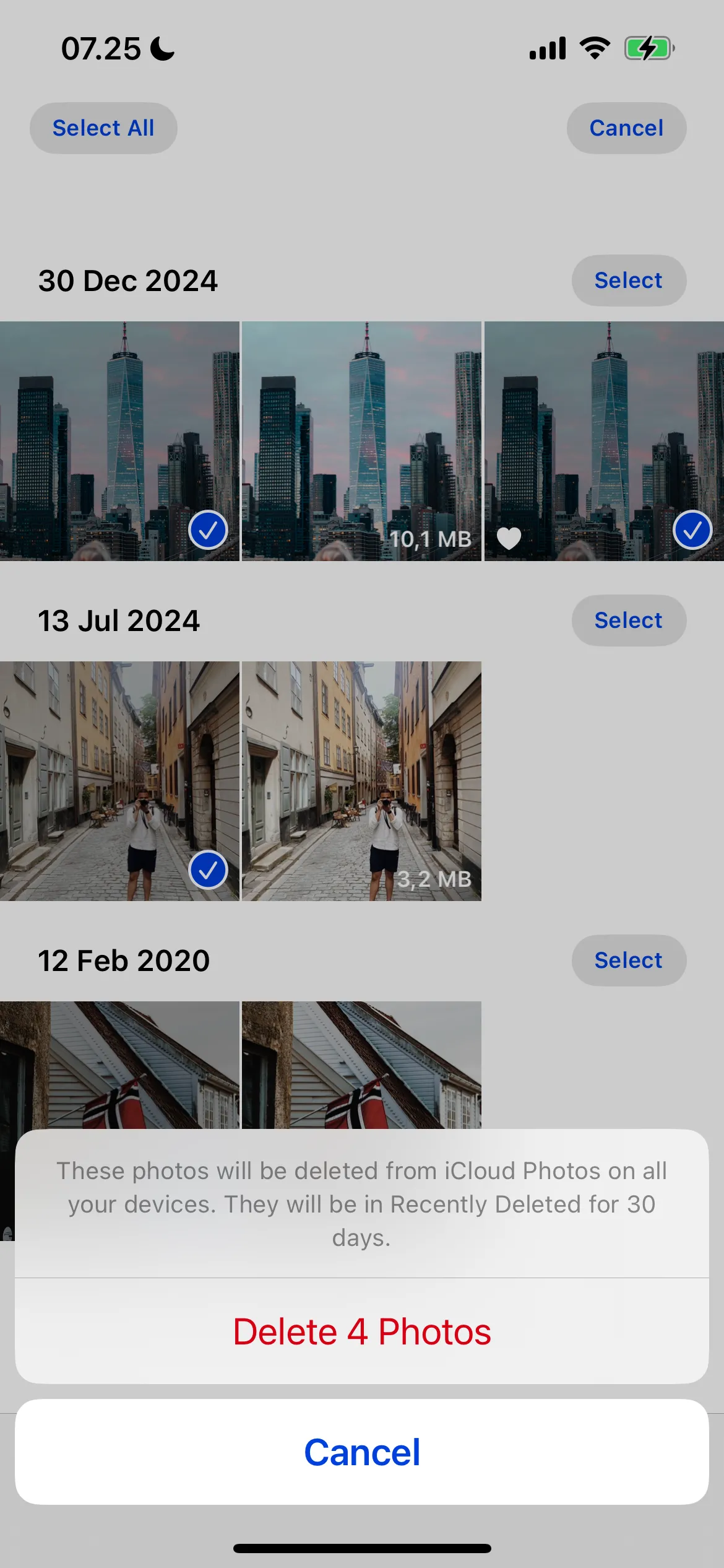 Xóa ảnh trùng lặp trên iPhone