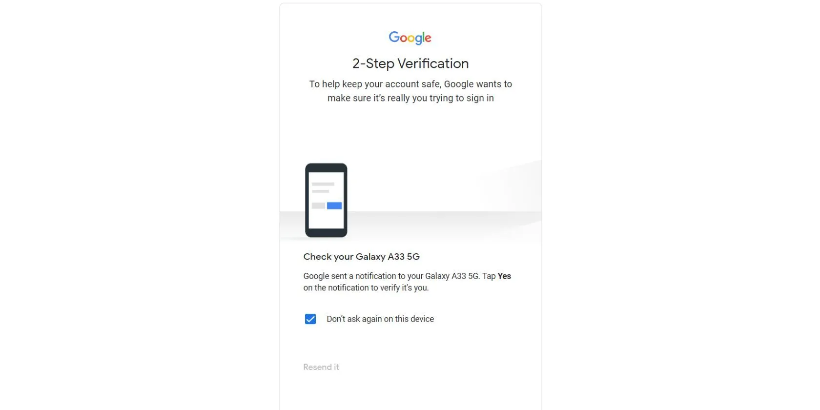 Yêu cầu xác thực hai yếu tố (2FA) khi đăng nhập Gmail để tăng cường bảo mật