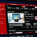Zen Browser hiển thị trang web MakeUseOf toàn màn hình, minh họa tốc độ và giao diện của trình duyệt